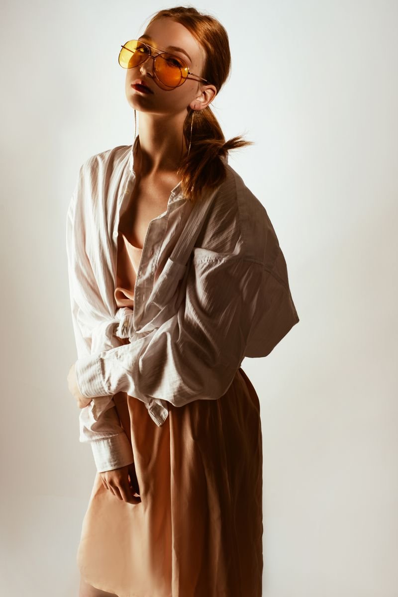 Sculpted Cotton Midi Dress